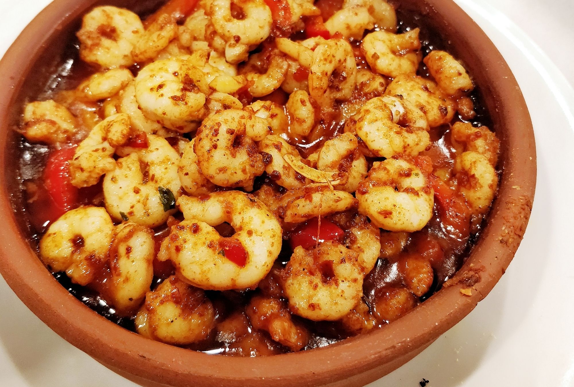 Shrimp on a skewer