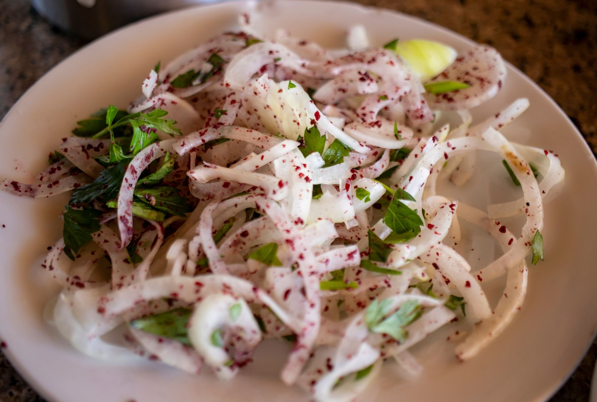 Onion with sumac